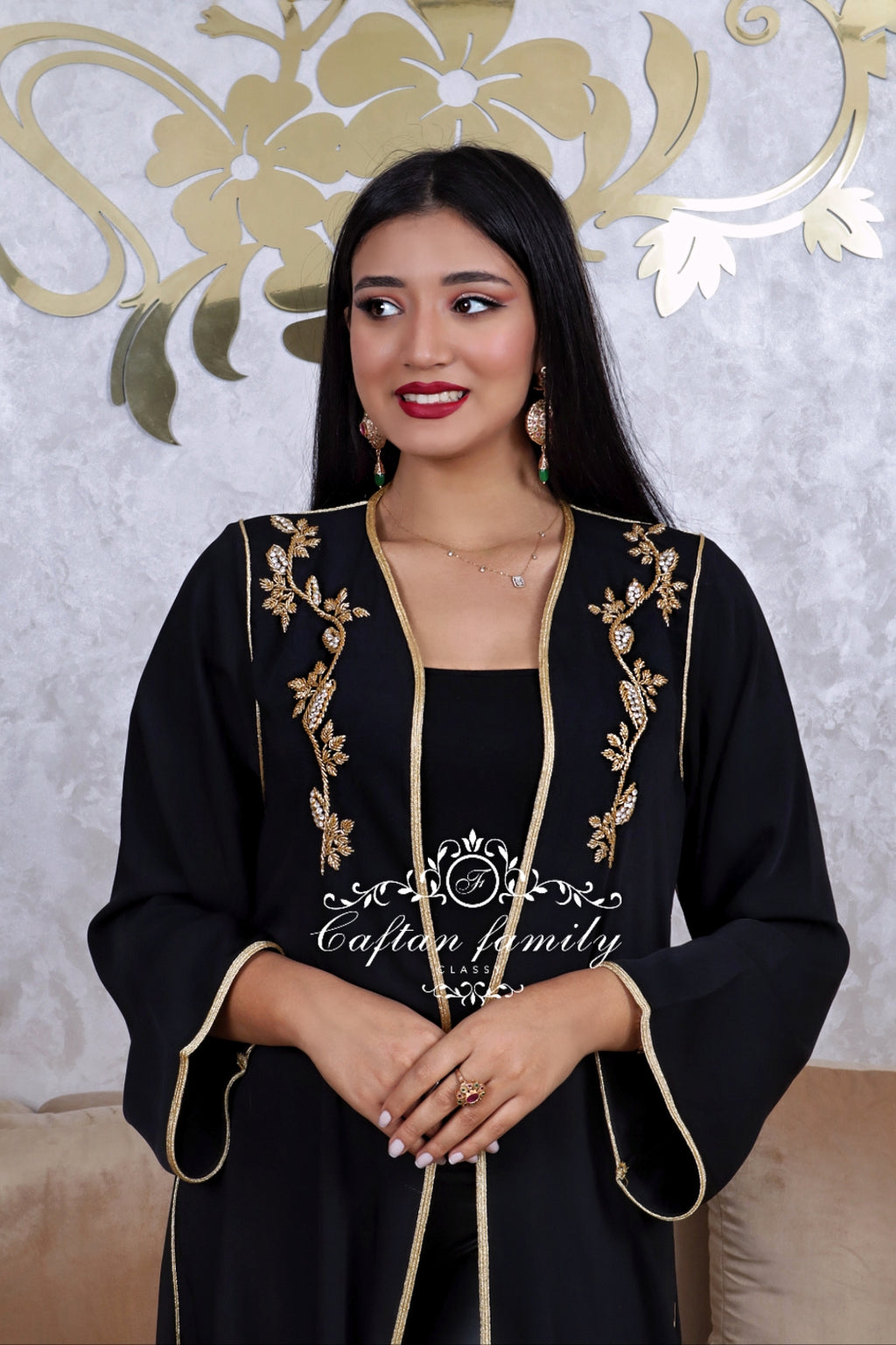 Amira Black Kimono – CAFTAN FAMILY