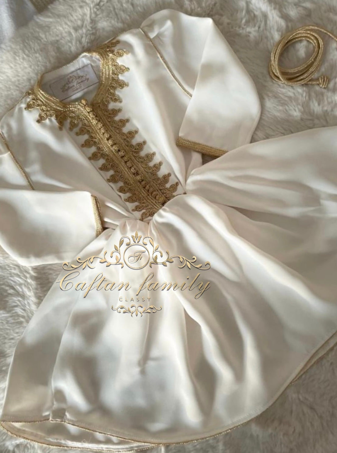Caftan Robe crème