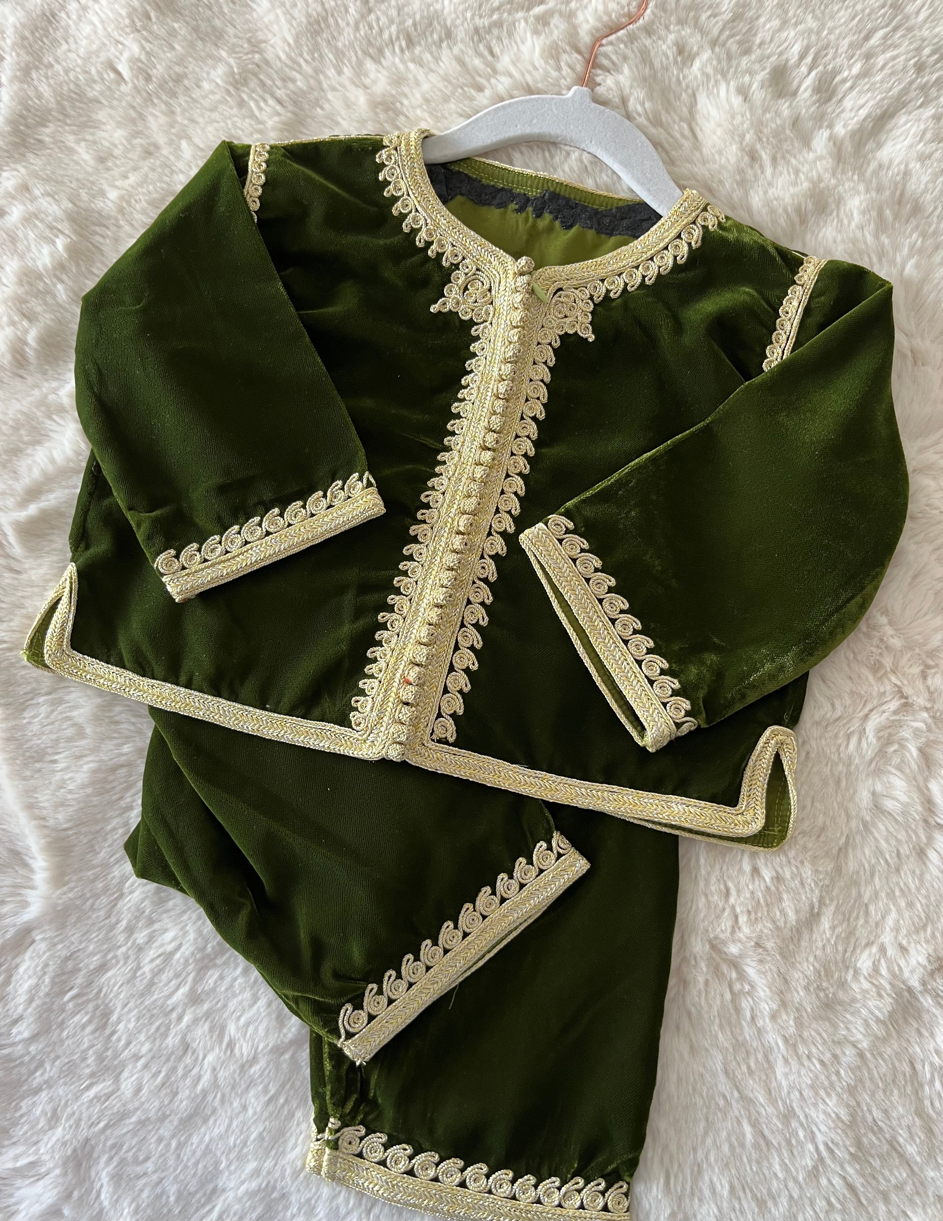 Jabador Qayim velours vert