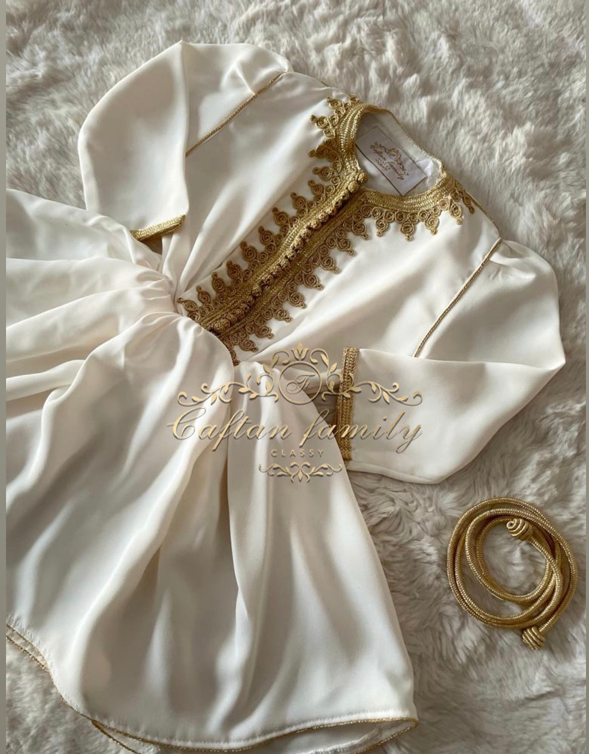 Caftan Robe crème