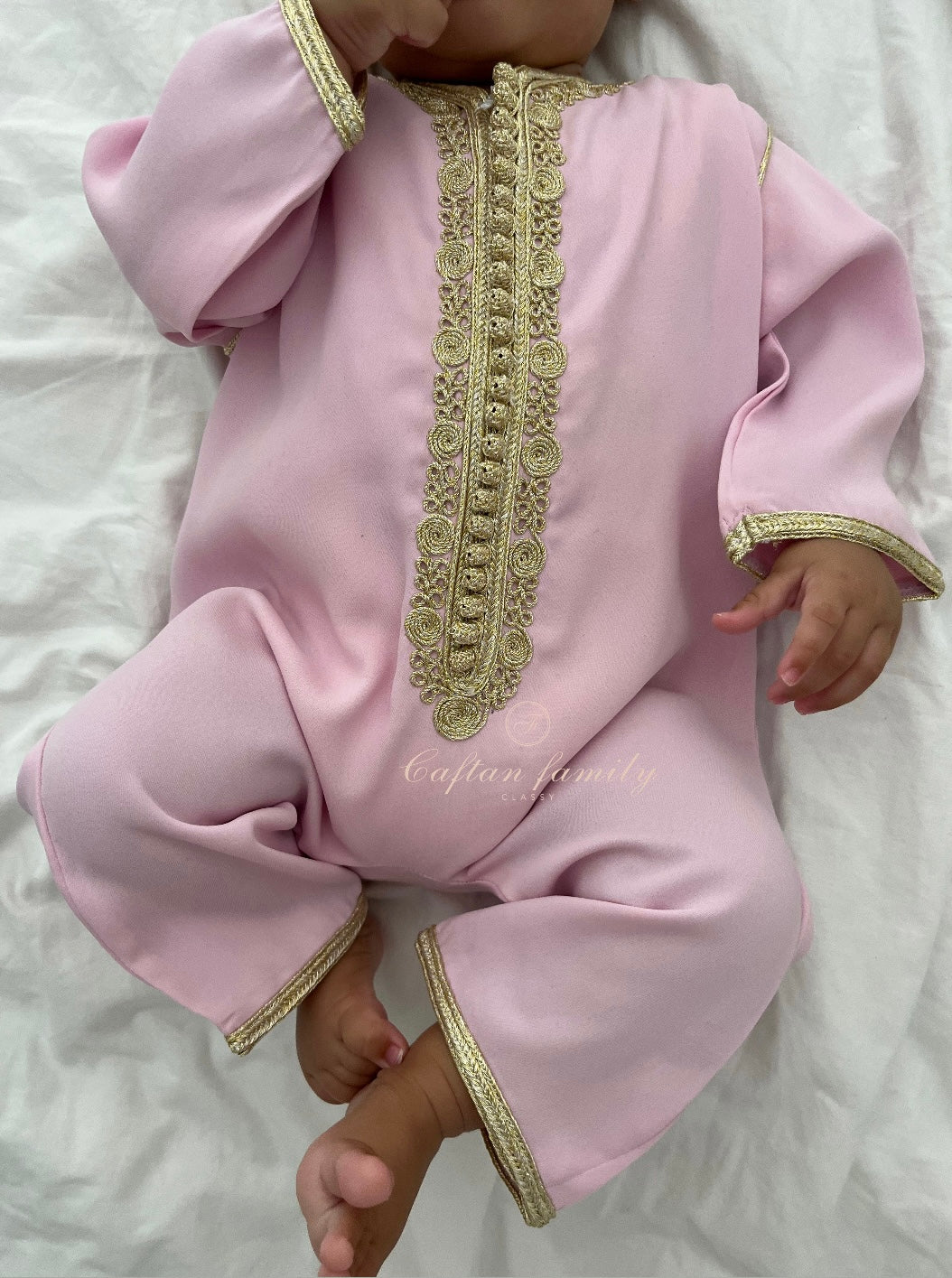 Grenouillère Amine baby pink