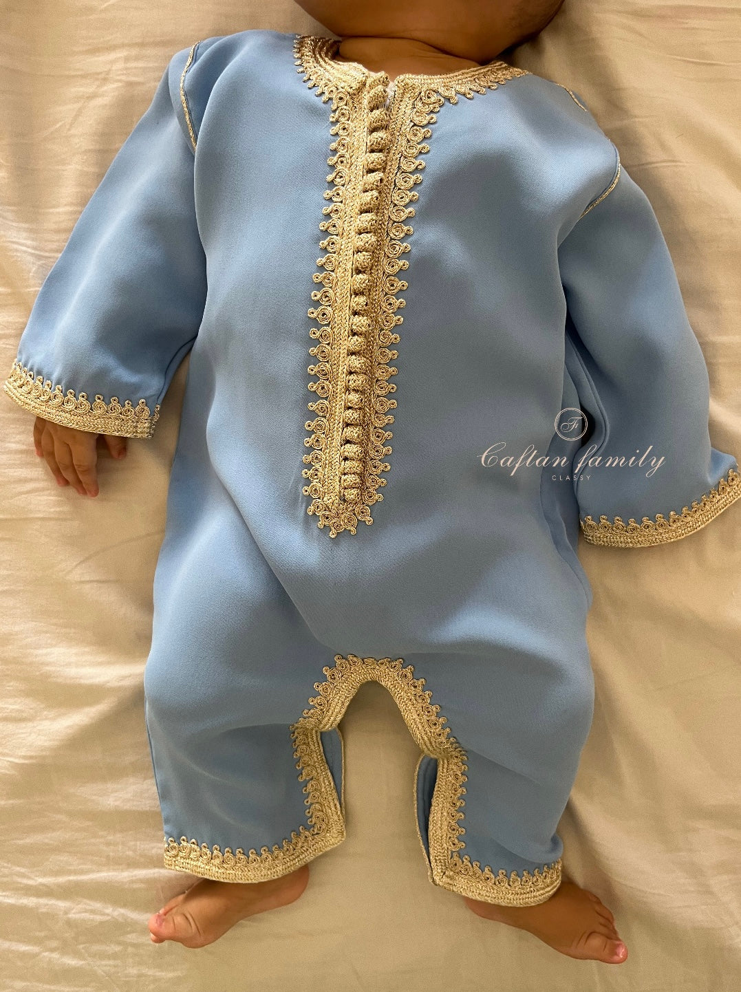 Grenouillère dabana baby blue