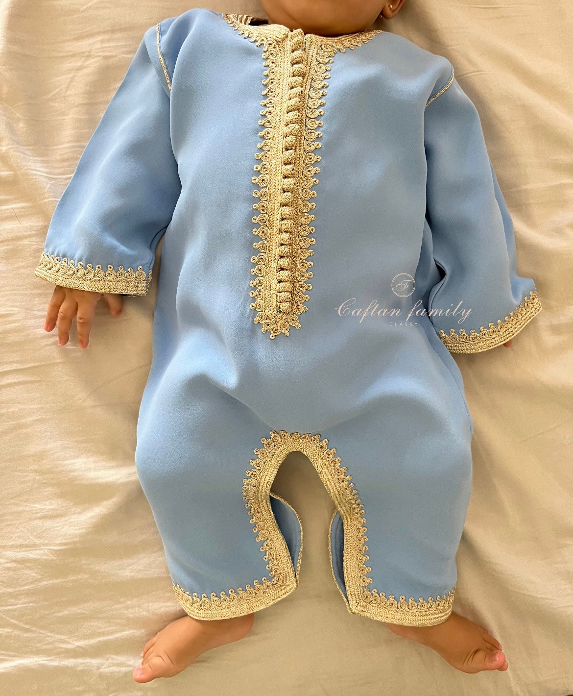 Grenouillère dabana baby blue