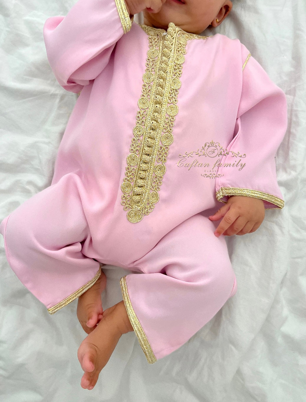 Grenouillère Amine baby pink