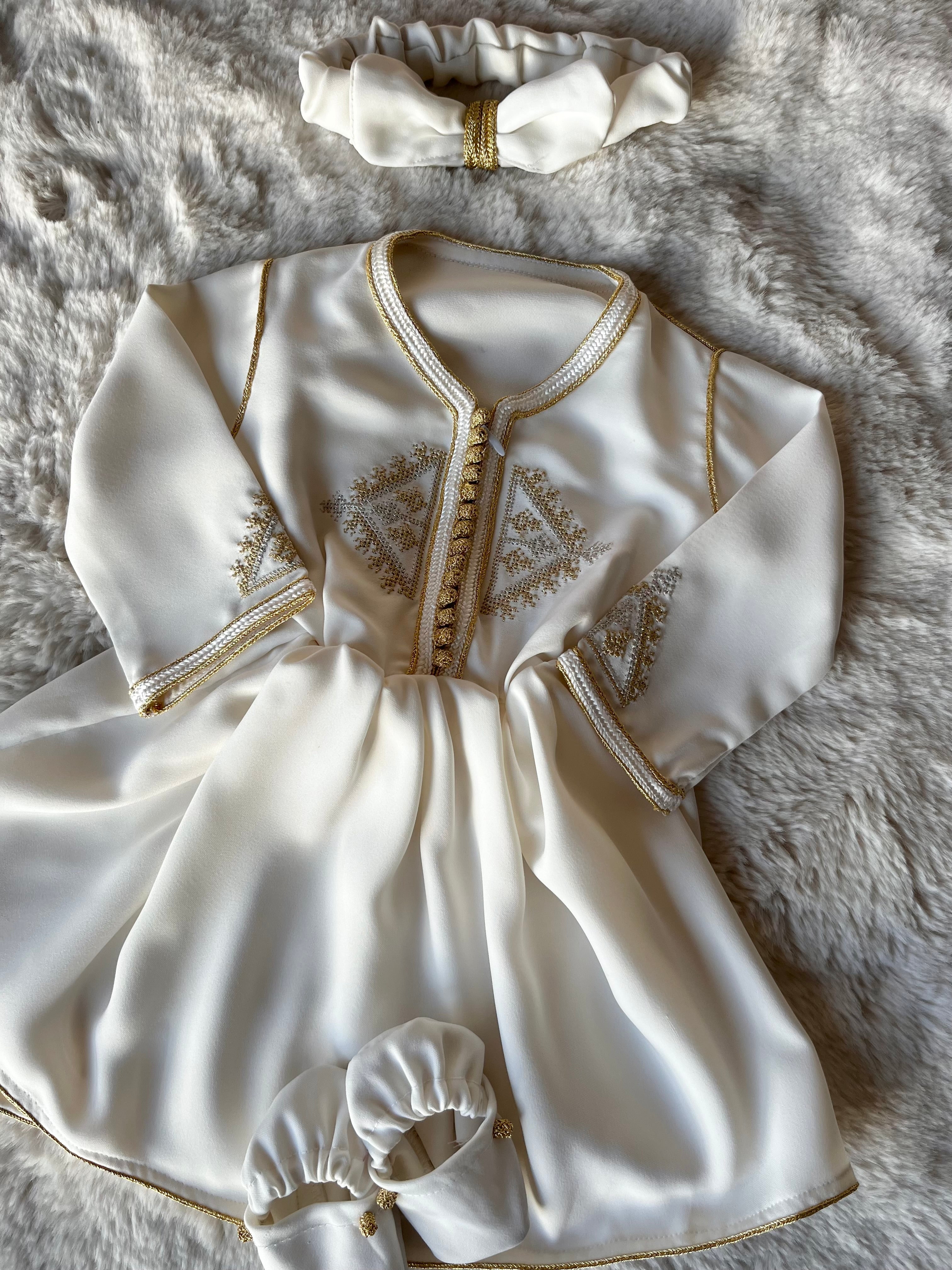 Caftan robe brodée Safia cartier