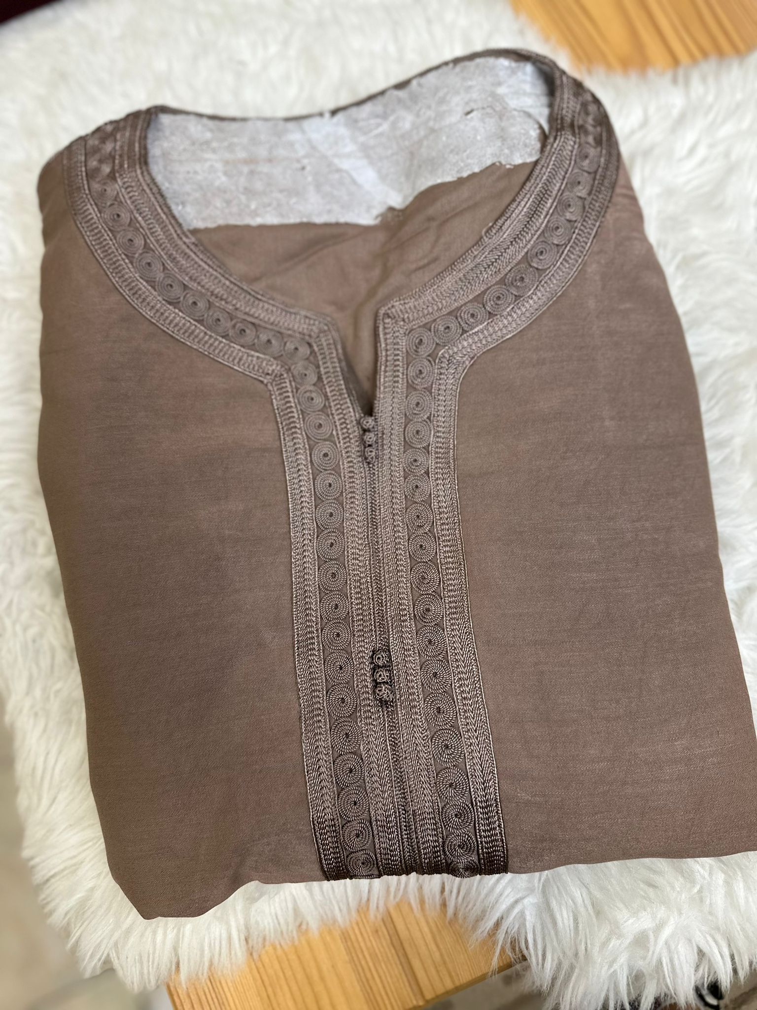 Gandoura Marron Taupe