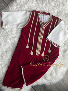 Junayd bordeaux rode romper